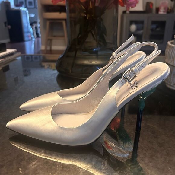 Jeffrey Campbell Flower heel Slingback Pumps - Picture 3 of 5